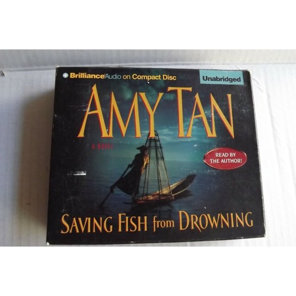 SAVING FISH FROM DROWNING by Amy Tan AUDIO,CD, Unabridged - Picture 1 of 3